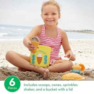 Melissa & Doug Seahorse Sand Ice Cream Play Set for Age 3+