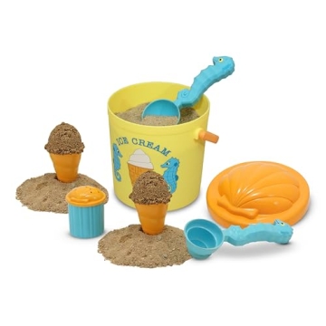 Melissa & Doug Seahorse Sand Ice Cream Play Set for Age 3+