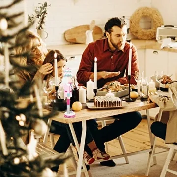 PRETYZOOM Cute Pink Christmas Nutcracker Decoration