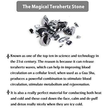 SAEEYCUE-Terahertz Gua Sha Stone Face Guasha Facial Scraping Tool