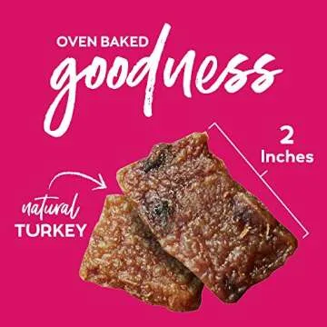 Premium Natural Dog Treats Turkey & Cranberry 4oz Buddy Biscuits