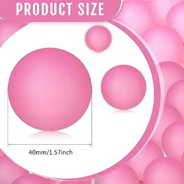 Hanaive 100 Pack Colorful Table Tennis Balls for Fun DIY