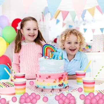 Hanaive 100 Pack Colorful Table Tennis Balls for Fun DIY