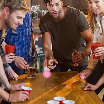 Hanaive 100 Pack Colorful Table Tennis Balls for Fun DIY