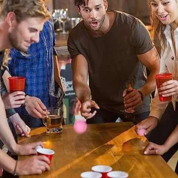 Hanaive 100 Pack Colorful Table Tennis Balls for Fun DIY