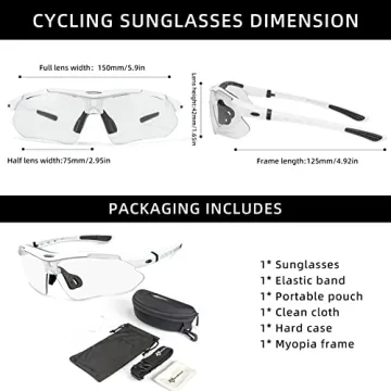 Rockbros Photochromic Sports Sunglasses - Ultimate Eye Protection