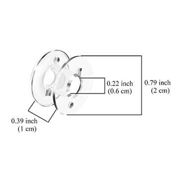 SIXQJZML 30 Pcs Style Sa156 Sewing Machine Bobbins for Brother,Bobbins Class 15, 15j Bobbins,Sewing ...