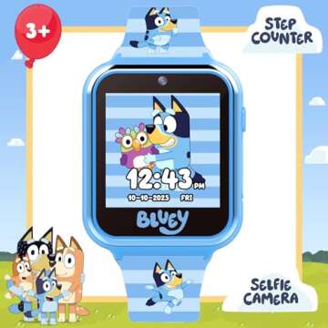 Bluey Kids Smartwatch with Camera & Games for Ages 3+