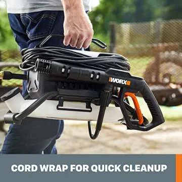 Worx Electric Pressure Washer 1800 PSI for Home Cleaning