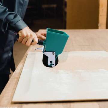 Msfullsea Portable Glue Applicator Roller 180ml Glue Roller Woodworking DIY Handheld Adhesive Roller...