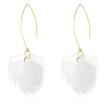 Stylish KELMALL Boho Flower Hoop Earrings for Women