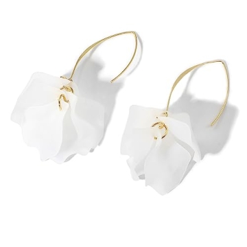 Stylish KELMALL Boho Flower Hoop Earrings for Women
