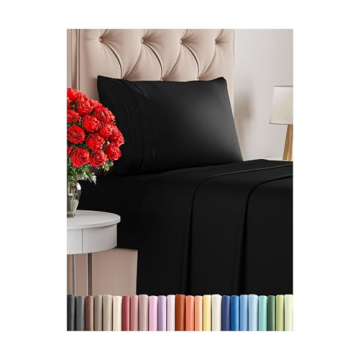 Twin XL Size 3 Piece Sheet Set - Comfy Breathable & Cooling Sheets - Hotel Luxury Bed Sheets for Wom...