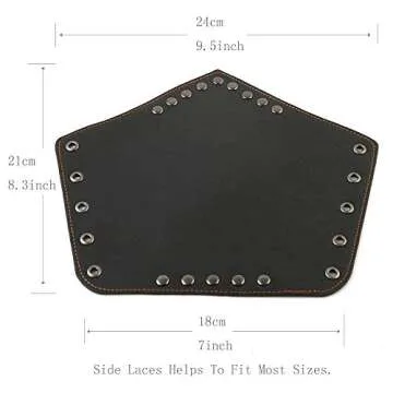 AZORA Leather Arm Guards Archery Gauntlet Wristband Medieval Leather bracers Viking Cosplay Wrist Guard for Men Women (2PCS Pack)