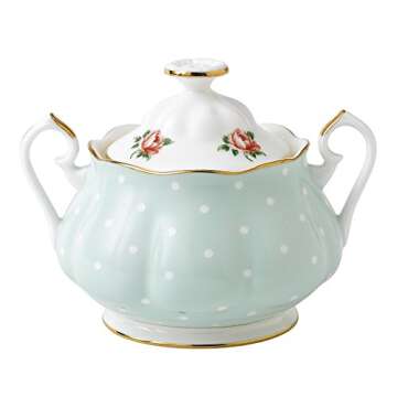 Royal Albert New Country Roses Polka Rose Tea Set, 3-Piece