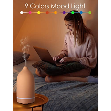 Handmade Ceramic Aroma Diffuser for Essential Oils 100ML (Pottery Red)