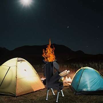 TAFEIDA Rocket Stove: Versatile Wood-Burning Camping Stove