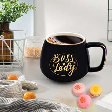 HULASO Crown Coffee Cup for Boss Women - Ideal Gifts