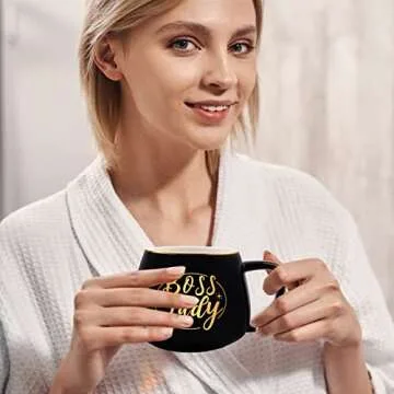 HULASO Crown Coffee Cup for Boss Women - Ideal Gifts