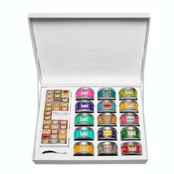 Kusmi Tea Collection Gift Set with 15 Miniature Tins