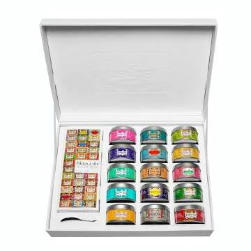 Kusmi Tea Collection Gift Set with 15 Miniature Tins
