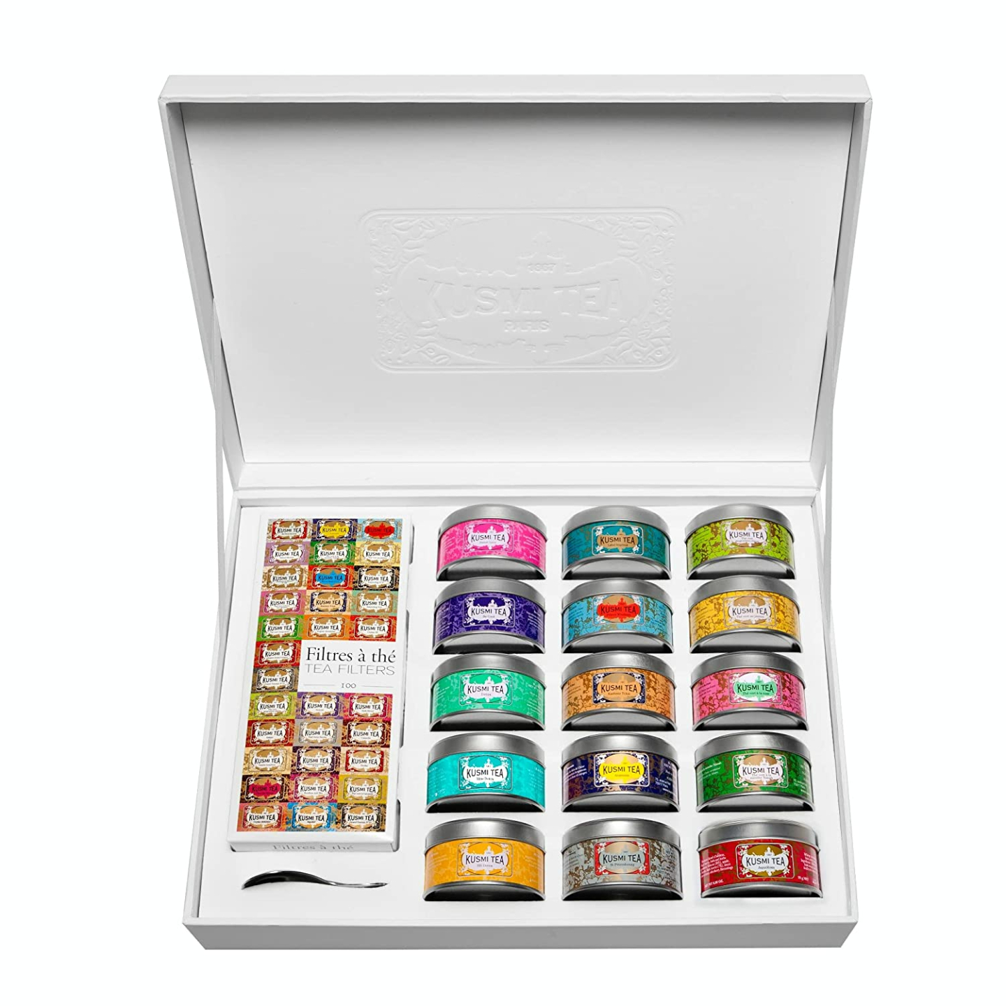 Kusmi Tea Collection Gift Set with 15 Miniature Tins