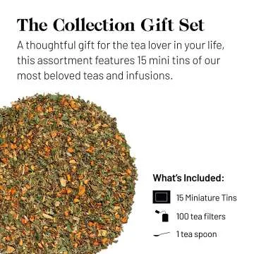 Kusmi Tea Collection Gift Set with 15 Miniature Tins