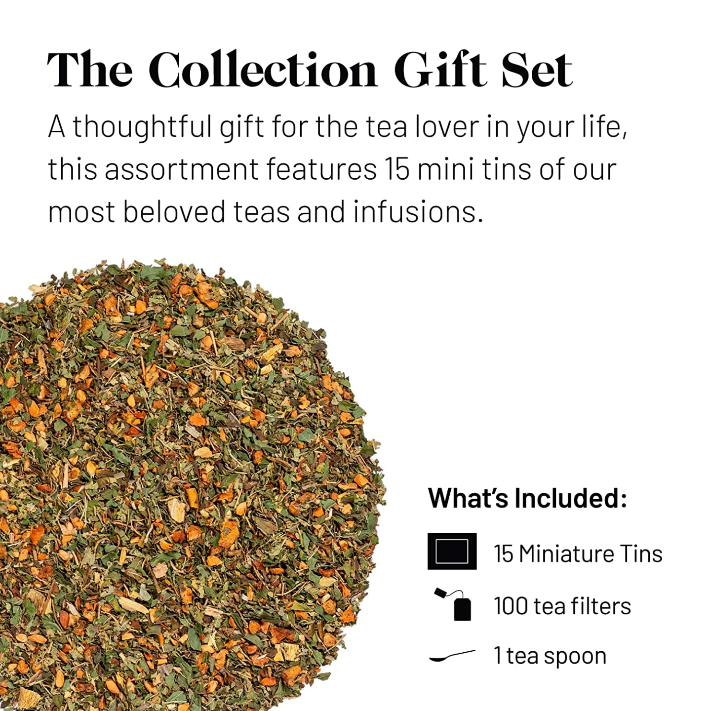 Kusmi Tea Collection Gift Set with 15 Miniature Tins