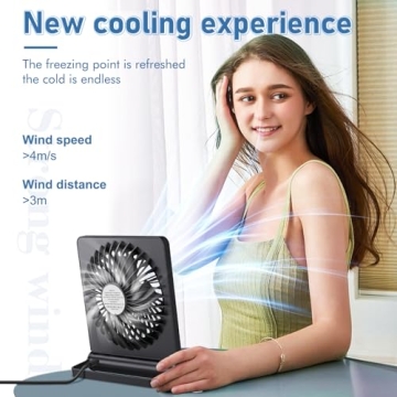 JOSTRY USB Desk Fan - Adjustable Speed & Quiet