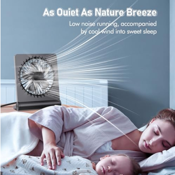 JOSTRY USB Desk Fan - Adjustable Speed & Quiet