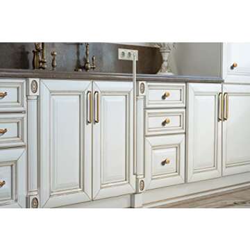 Goo-Ki 5 Inch Antique Brass Drawer Pulls - Zinc Alloy Handles