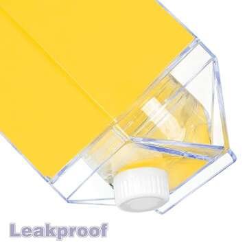 KALYLOC 4Pcs Milk Carton Water Bottles for Every Occasion