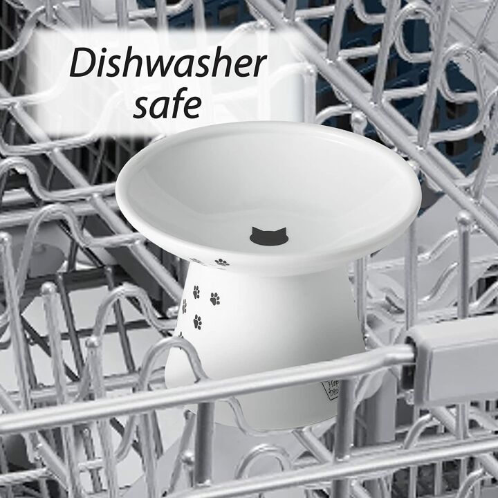 Necoichi Extra Wide Cat Food Bowl for Easy Feeding