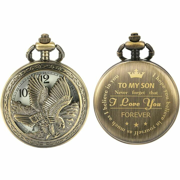Personalized Pocket Watch for Graduation & Birthdays