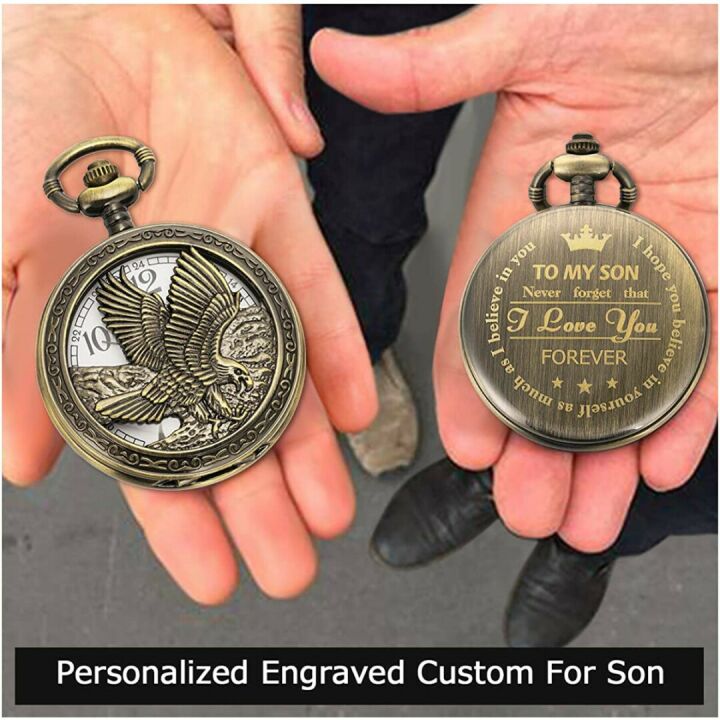 Personalized Pocket Watch for Graduation & Birthdays