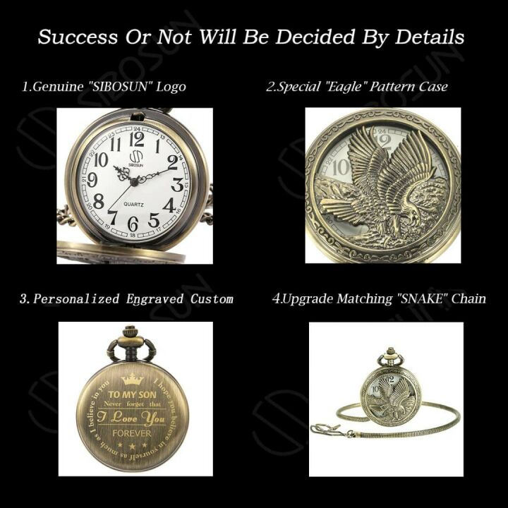 Personalized Pocket Watch for Graduation & Birthdays
