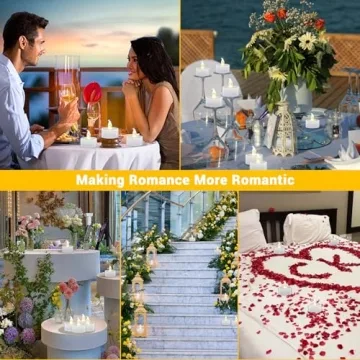 Candlium 24 Pack Battery Operated Tea Lights for All Occasions