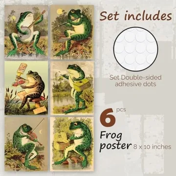 Charming Vintage Frog Art Prints for Whimsical Decor