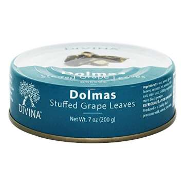 Divina Dolmas Stuffed Grape Leaves for Mediterranean Lovers