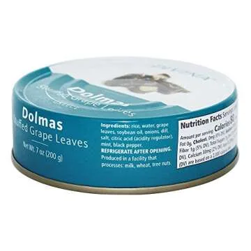 Divina Dolmas Stuffed Grape Leaves for Mediterranean Lovers