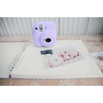 Never Ever Land Scrapbook Album – 12x10 Purple Scrap Book. Scrapbooking Supplies, Memory Book, Wedding Guest Book, Photo Album, Baby Shower Gifts, Valentines, Engagement Gifts, and Anniversary