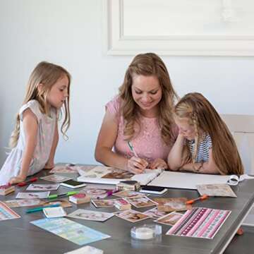 Never Ever Land Scrapbook Album – 12x10 Purple Scrap Book. Scrapbooking Supplies, Memory Book, Wedding Guest Book, Photo Album, Baby Shower Gifts, Valentines, Engagement Gifts, and Anniversary