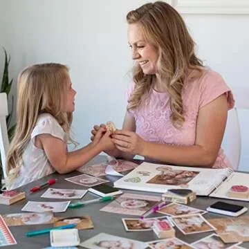 Never Ever Land Scrapbook Album – 12x10 Purple Scrap Book. Scrapbooking Supplies, Memory Book, Wedding Guest Book, Photo Album, Baby Shower Gifts, Valentines, Engagement Gifts, and Anniversary