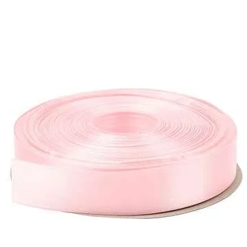 Ribest Light Pink Double Face Satin Ribbon for Gifts