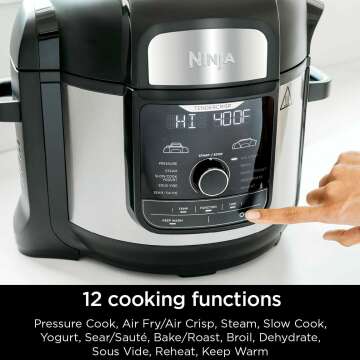 Ninja FD401 Foodi 12-in-1 Pressure Cooker & Air Fryer