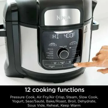 Ninja FD401 Foodi 12-in-1 Pressure Cooker & Air Fryer