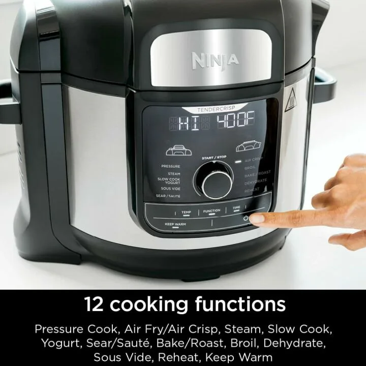 Ninja FD401 Foodi 12-in-1 Pressure Cooker & Air Fryer