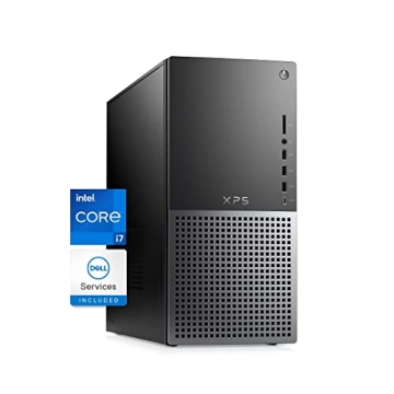 Dell XPS 8950 Desktop - 12th Gen Intel Core i7-12700, 32GB DDR5 RAM, 512GB SSD + 1TB HDD, Intel UHD ...