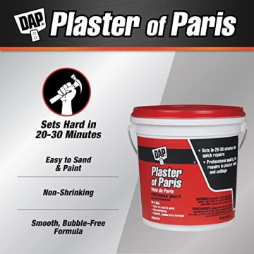DAP 10310 Plaster of Paris, 8-Pound Tub for Creative Projects