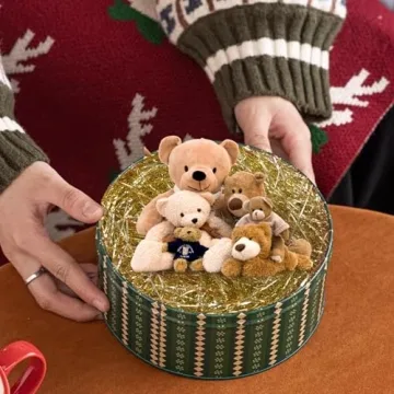 YUKL Gold Tinsel Icicles 4000 Strands 18 Inch Decor